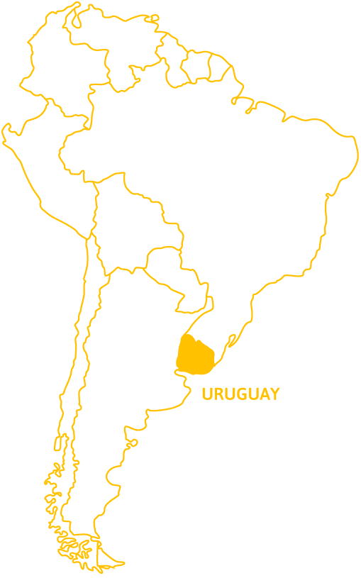 Uruguay Map location